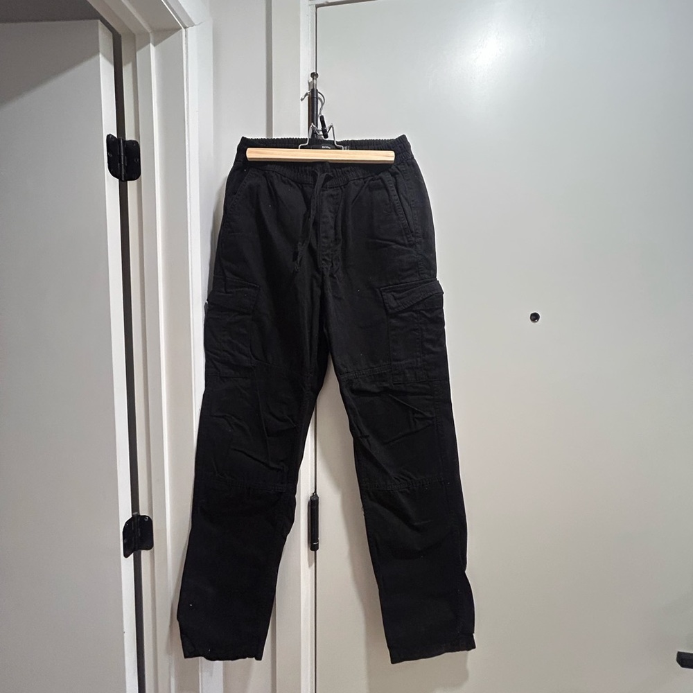 Men's Black Cargo Pants